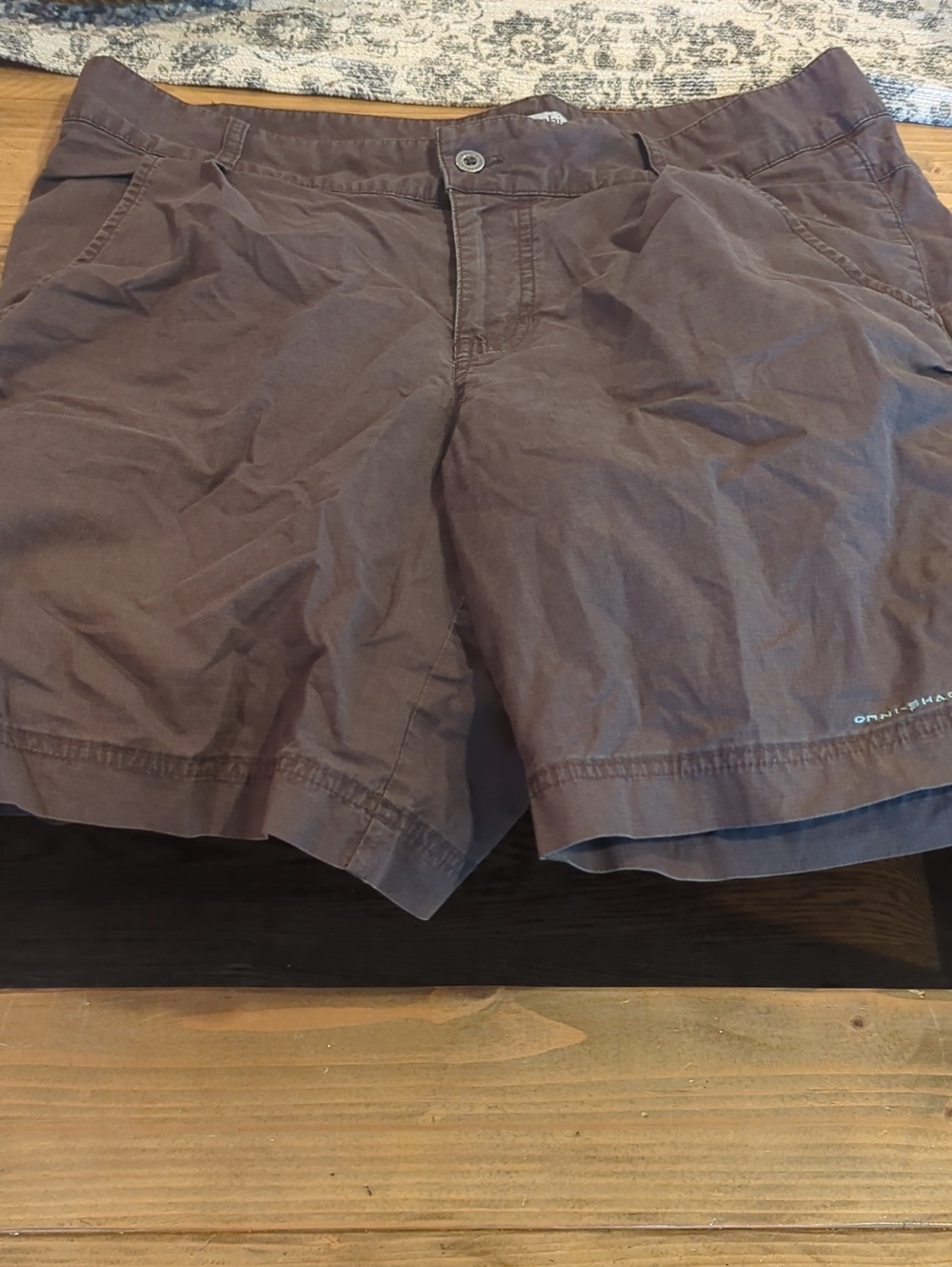 Women's Flat Front Outdoor Shorts — Brown
